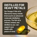 NatureWise Omega 3 Fish Oil - 500 mg per Pill - EPA & DHA - Immune Support, Brain Health & Optimal Wellness - Gluten and Soy Free, Non-GMO - 90 Softgels[3-Month Supply] 5