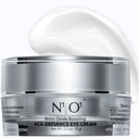 N1O1 Age-Defiance Eye Cream - Day & Night Moisturizer with Nitric Oxide, Hyaluronic Acid, Complex Peptides, Ceramides - Hydrating Eye Cream for Dark Circles, Wrinkles, Fine Lines, Puffiness - 0.5 oz. 2