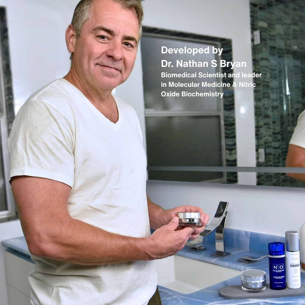 N1O1 Age-Defiance Eye Cream - Day & Night Moisturizer with Nitric Oxide, Hyaluronic Acid, Complex Peptides, Ceramides - Hydrating Eye Cream for Dark Circles, Wrinkles, Fine Lines, Puffiness - 0.5 oz. 4