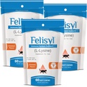 L-Lysine Soft Chews for Cats (60 Soft Chews) – Supports Immune, Respiratory, and Eye Health. Eases Sneezing, Runny Nose, and Watery Eyes. Tasty Salmon Flavor - (3 Pack) 2