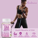 EAA Gummies 7500 mg, BCAA Gummies, Amino Acids Supplement for Muscle, Immune, Nervous & Digestive Health, for Adults & Kids, Non-GMO, Vegan, Gluten Free, Apple Flavor, 120 4
