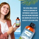 NutriNoche Colloidal Silver Liquid - Premium Silver for Immune Support - Organic Plata Coloidal para Tomar - 99.99% Ultra Pure Nano Particles for Optimal Absorption - 30 ppm 8 oz 3