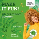 Wild & Organic Chlorophyll Gummies 50mg - Detox Cleanse Supplements w/Sodium Copper Chlorophyllin - Internal Deodorant w/Chlorophyll Powder - Vegan, Non-GMO - 60 Herbal Chews 6