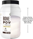 32oz Vanilla Bone Broth Protein Powder From Grass Fed Beef - Non-GMO Ingredients, Gut-Friendly, Low Carb Dairy Free Protein Powder - Natural Collagen Source For Joint Support - Keto Friendly 5