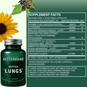 Betterbrand Better Lungs & Mushrooms Bundle - Daily Respiratory Health Supplement & Mushroom Gummies to Support Gut Health Bundle 5