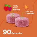 VITEEY Kids Calcium Gummies + Vitamin D3 & Magnesium Citrate for Kids and Teens - Supports Bone Health, Immune Support, Energy & Muscle Function - Gluten Free, GMO Free - Tasty Chewable Fruit Flavored 4