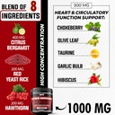 Citrus Bergamot with Red Yeast Rice, Heart & Circulatory Function Support as Black Chokeberry, Hawthorn & More - Immune System, Heart Health & Comfortable Mood - 60 Capsules 3