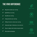 Vivo life Perform Plant Protein Powder - Pea & Hemp Protein Blend with BCAA (34.85 oz, Raw Cacao) 6