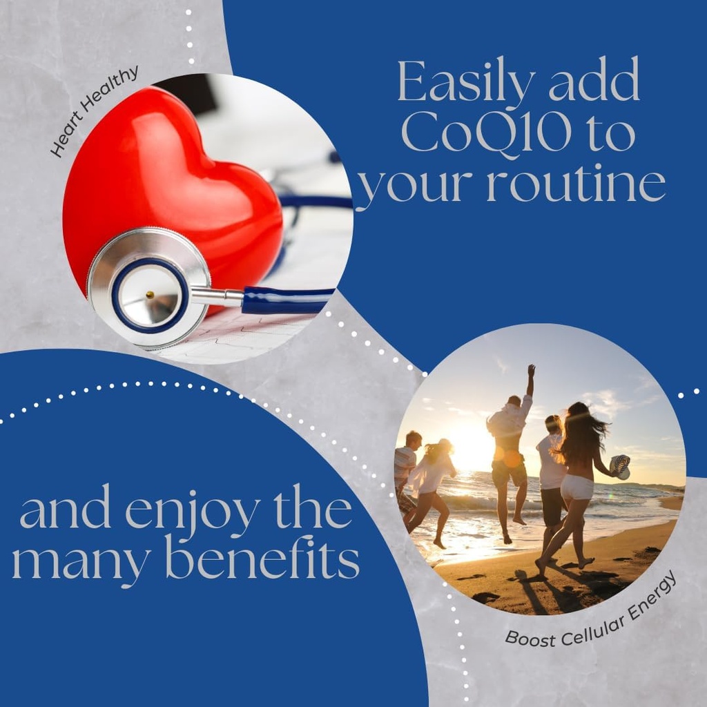 Research Labs Advanced Absorption 200mg CoQ10 w/Black Pepper Extract. 90 Softgels. Organic, Gluten Free, Heart Health Support, Energy Production, Antioxidant Supplement 5