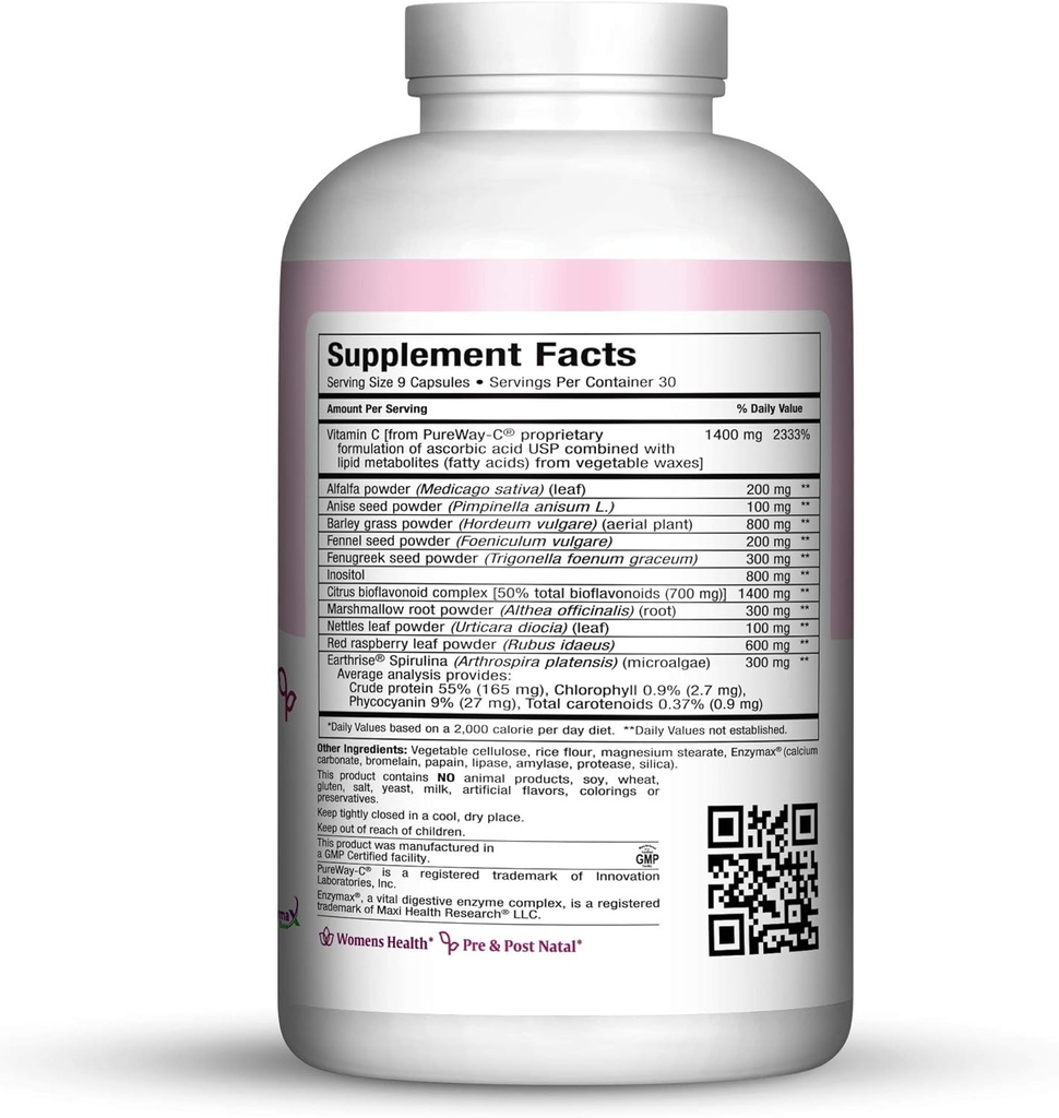 Maxi Health Lactation Pure & More - Mom's Favorite - Nursing Support - 270 Capsules - Kosher (LPM) 3