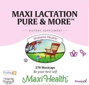 Maxi Health Lactation Pure & More - Mom's Favorite - Nursing Support - 270 Capsules - Kosher (LPM) 5