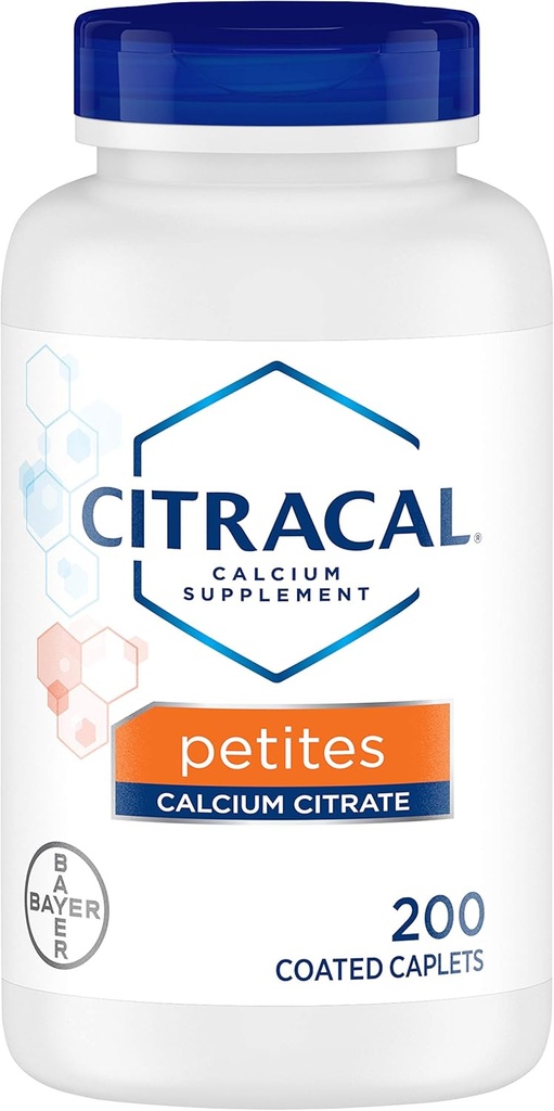 Citracal Calcium Citrate + D3 Petites Tablets - 200 ct, Pack of 4 2