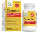 Terry Naturally Curamin Extra Strength - Curcumin & Boswellia for Healthy Circulation Support - Turmeric Supplement to Support Joints, Muscle Health & Endorphin Production - 90 Tablets 2