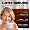 Meno- Menopause Hormonal Balance for Women, Estrogen Soy Isoflavones Menopause Supplement for Women, Ashwagandha, Black Cohosh Hot Flashes Menopause Relief, Night Sweats Relief 240Caps 3