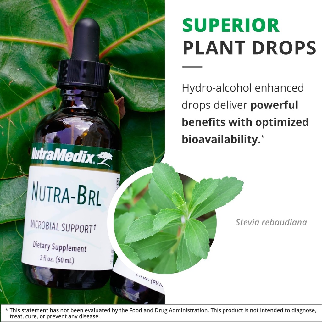 Nutramedix Nutra BRL - Liquid Herbal Supplement for Gut Health & Immune Support - Samento & Banderol for Digestive Health - Immune System Booster Supplement (60mL) 6