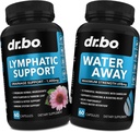 Lymphatic Drainage Supplements Pills & Water Away - Lymphatic Support Total Herbal Cleanse Products & Natural Water Pills Diuretics - Lymph Node Detox Cleanse System Drainage for Immune Support 2