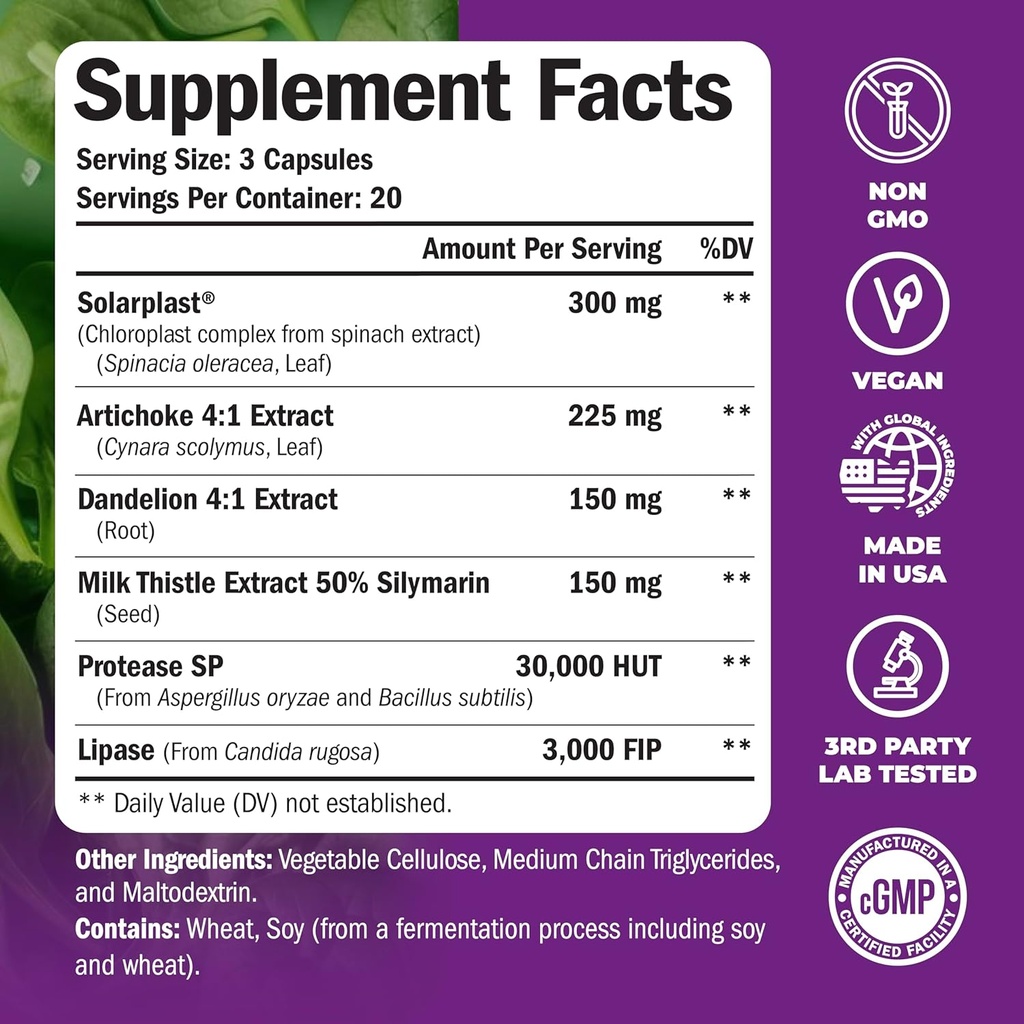 Liver Cleanse Detox & Repair Milk Thistle Supplement for Adults Over 40 & Multivitamin for Women 3