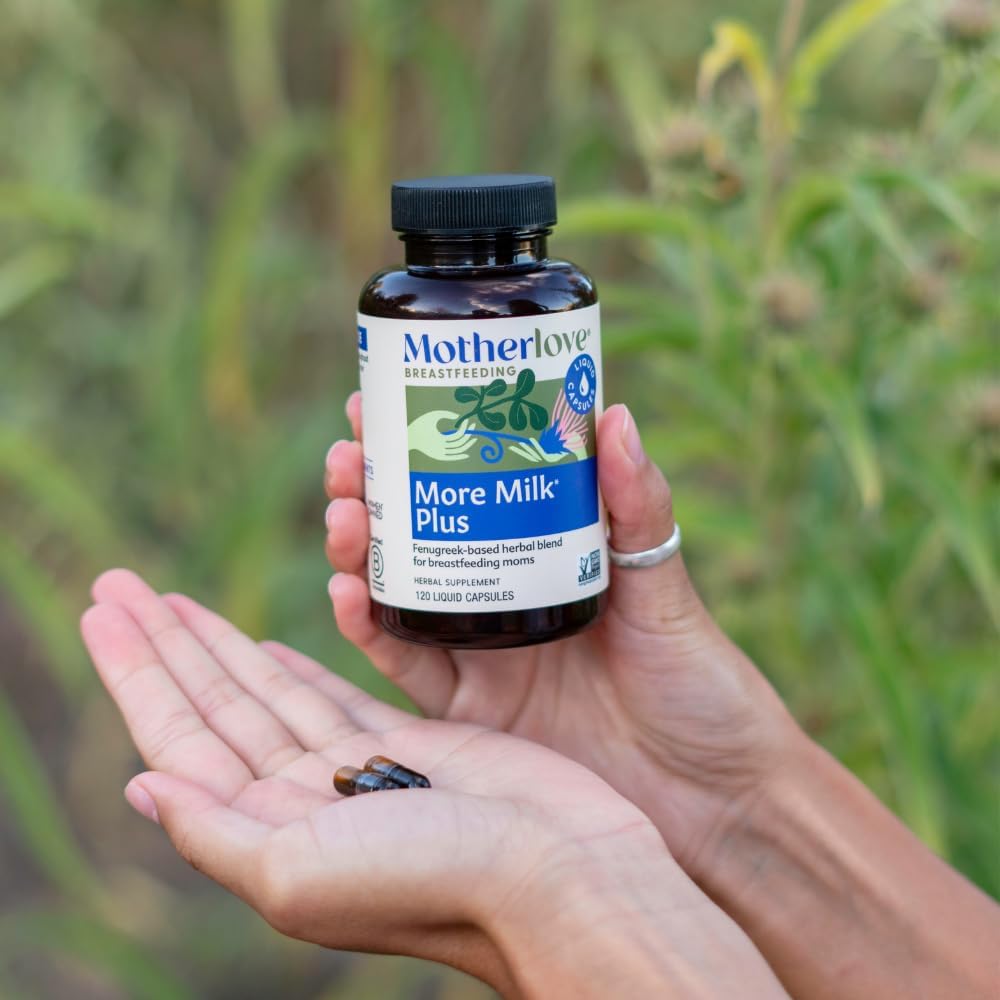 Motherlove More Milk Plus (180 Liquid caps) Fenugreek-Based Lactation Supplement to Support Breast Milk Supply—Non-GMO, Organic Herbs, Vegan, Kosher 6