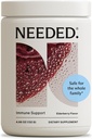 Needed. Immune Support Immunity Powder - for The Whole Family - Pregnancy Safe Immunity Supplement - Zinc with Elderberry - Easy-to-Take 2