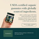 Gaia Herbs Milk Thistle Gummies - Herbal Supplement with Antioxidant Properties for Liver Health & Liver Detox - Lemon Flavored - 60 Vegan Gummies 5