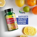 America Medic & Science Rapid-C 1000mg Vitamin C Supplement (3 Pack of 100 Tablets) Energy Booster, Daily Immune System Support, Antioxidant | Vegan, Non-GMO Coated Ascorbic Acid for Adult Men & Women 4