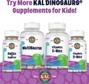 KAL MultiSaurus Kids Chewable Multivitamins, 11 Essential Vitamins and Minerals for Kids, Mixed Berry Flavor, Gluten and Preservative Free, 60 Servings, 60 Dinosaur-Shaped Chewables 6
