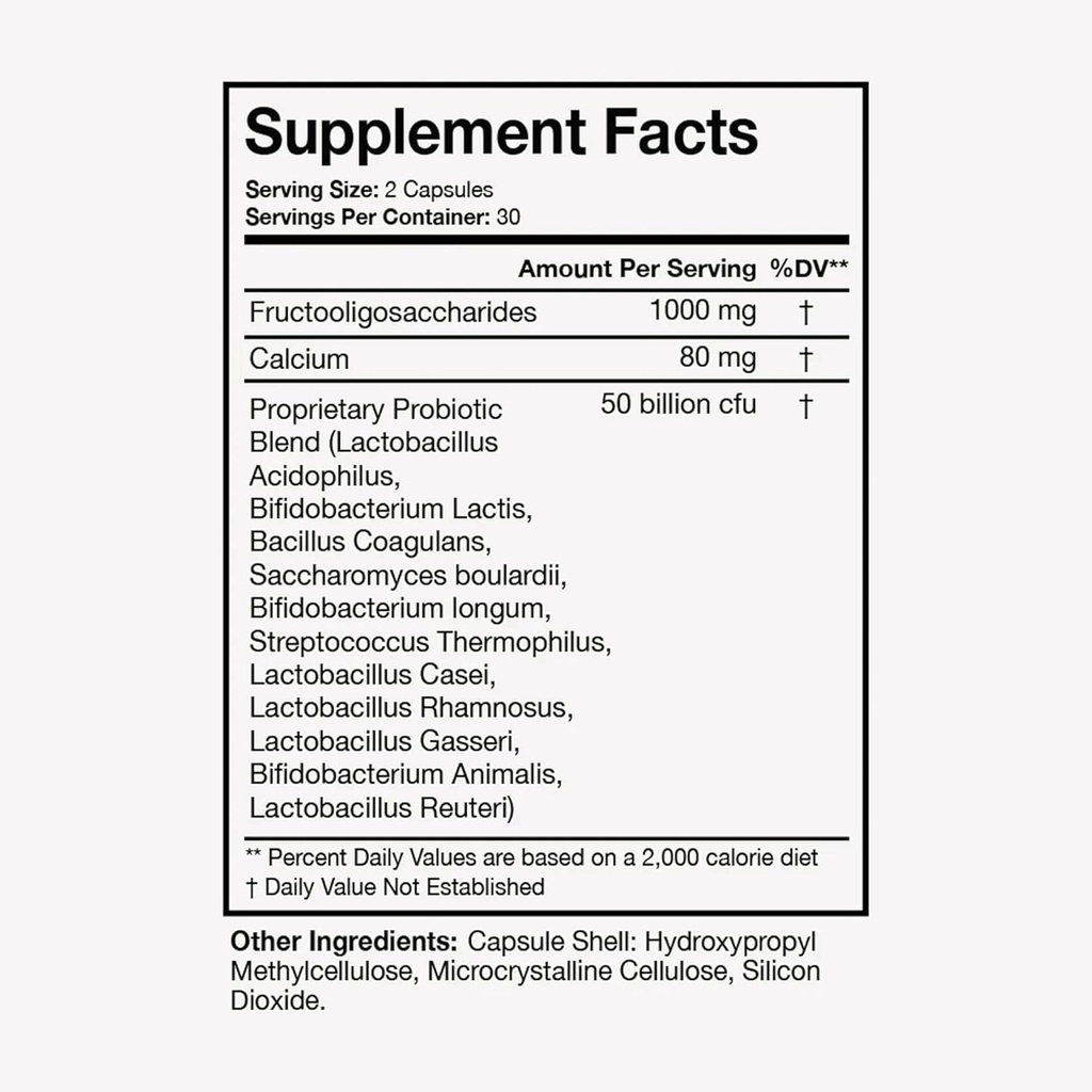 Terra Health Essentials Advanced Probiotics | 50 Billion CFU | Reduce Bloating & Gas, Immune Support | 30-Day Supply (60 Capsules) 3