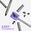 Wonderskin Eyeliner Pencil, 1440 Longwear Pink Eyeliner Pencil - Waterproof, Sharpenable & Smudge Proof 4