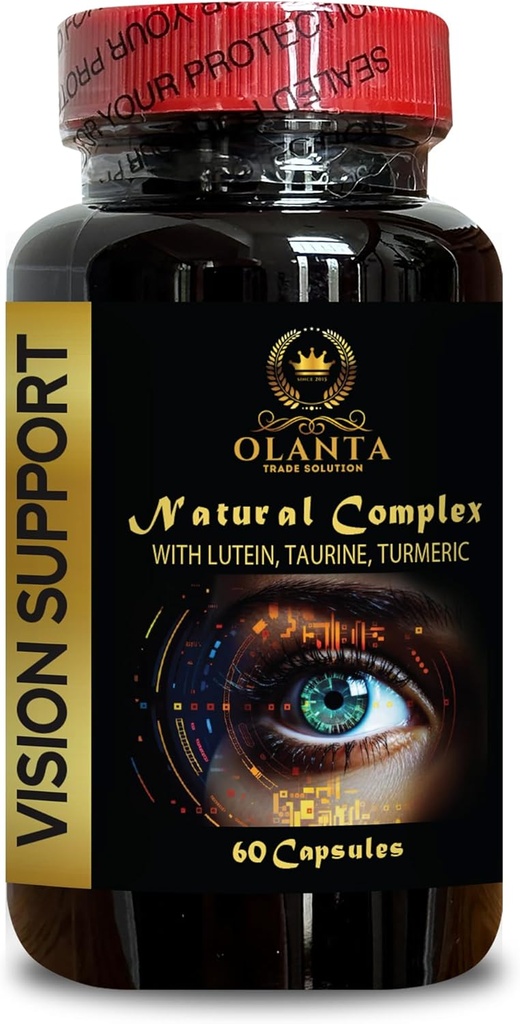 Vision Support Natural Formula - Visions Support Formula - Vision Support Supplement with Zinc, Beta-Carotene & Lutein - antioxidant Blend - 1 Bottle 60 Capsules 2
