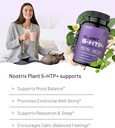 Nootrix Organic Plant 5 HTP+ Supplement | Supports Memory, Mental Focus, Cognitive Health & Energy | Promotes Healthy Mood & Brain Function | Vitamin B6 & L Theanine | 120 Capsules 4