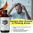 Mother Nature USDA Organic Black Seed Oil – Cold Pressed, Unrefined & Vegan Nigella Sativa, High Thymoquinone (2%+), Omega 3 6 9 for Immune, Joint & Heart Support, Hair & Skin, Non-GMO, 4oz 4