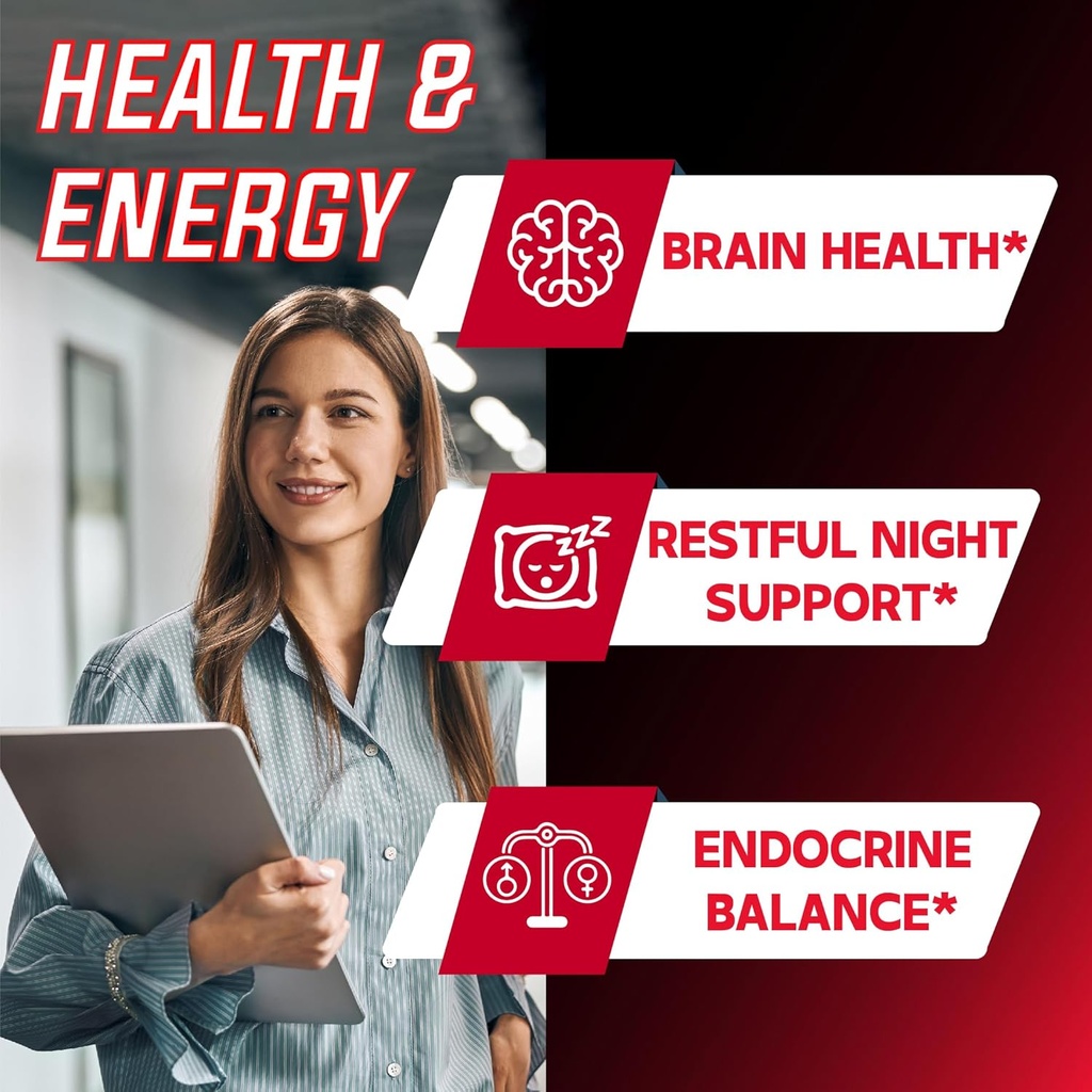 9in1 Cortisol Shield - Magnesium Glycinate & Ashwagandha with Rhodiola, Phosphatidylserine, Passion Flower, L-Theanine, Apigenin, Licorice, Magnolia - Rest Well & Mood Balance - 60 Count 5