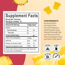 FaroromyPotassium Magnesium Gummies, Sugar-Free Magnesium Glycinate Supplement, Supports Leg Comfort, Muscle Function & Heart Health, Non-GMO, Pineapple Flavor, 60 Count 3