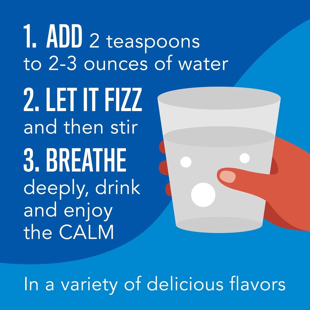 Natural Vitality Calm, Magnesium Citrate Supplement, Anti-Stress Drink Mix Powder, Gluten Free, Vegan, & Non-GMO, Raspberry Lemon, 0.12 oz, 30 Packets 6