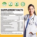 90 CT Magnesium Glycinate Gummies 1000mg - Sugar Free Magnesium Potassium Supplement with Vitamin D, B6, CoQ10 for Calm Mood & Sleep Support - 90 Orange Gummies. 3