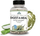 Optimal Health Systems Digest-A-Meal | Gut Health Enzyme & Probiotic | Bloating, Acid Reflux, & Indigestion Relief + Aloe Vera Leaf | Digestion Supplement | 270 Capsules Family Size 2