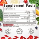 Iron Supplement for Women & Men, with Vitamins C, B6, B12 & Folate for Iron Deficiency, Blood Building & Energy Support, Stomach Friendly, Better Absorption, Non-GMO, No Gluten, 30 Vegan Caps 6