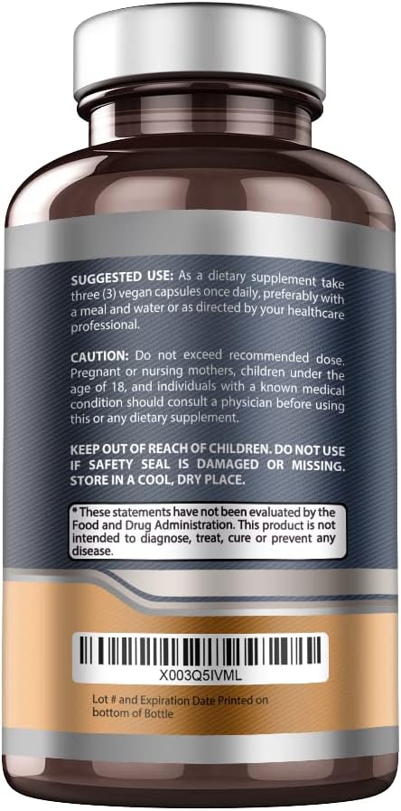 Smart Nutra Labs Organic Sea Moss 3200MG Per Serving- 180 Vegan Capsules- Irish Sea Moss, Bladderwrack and Burdock Root- Premium Quality Supplement for Immune Support and Overall Health 5