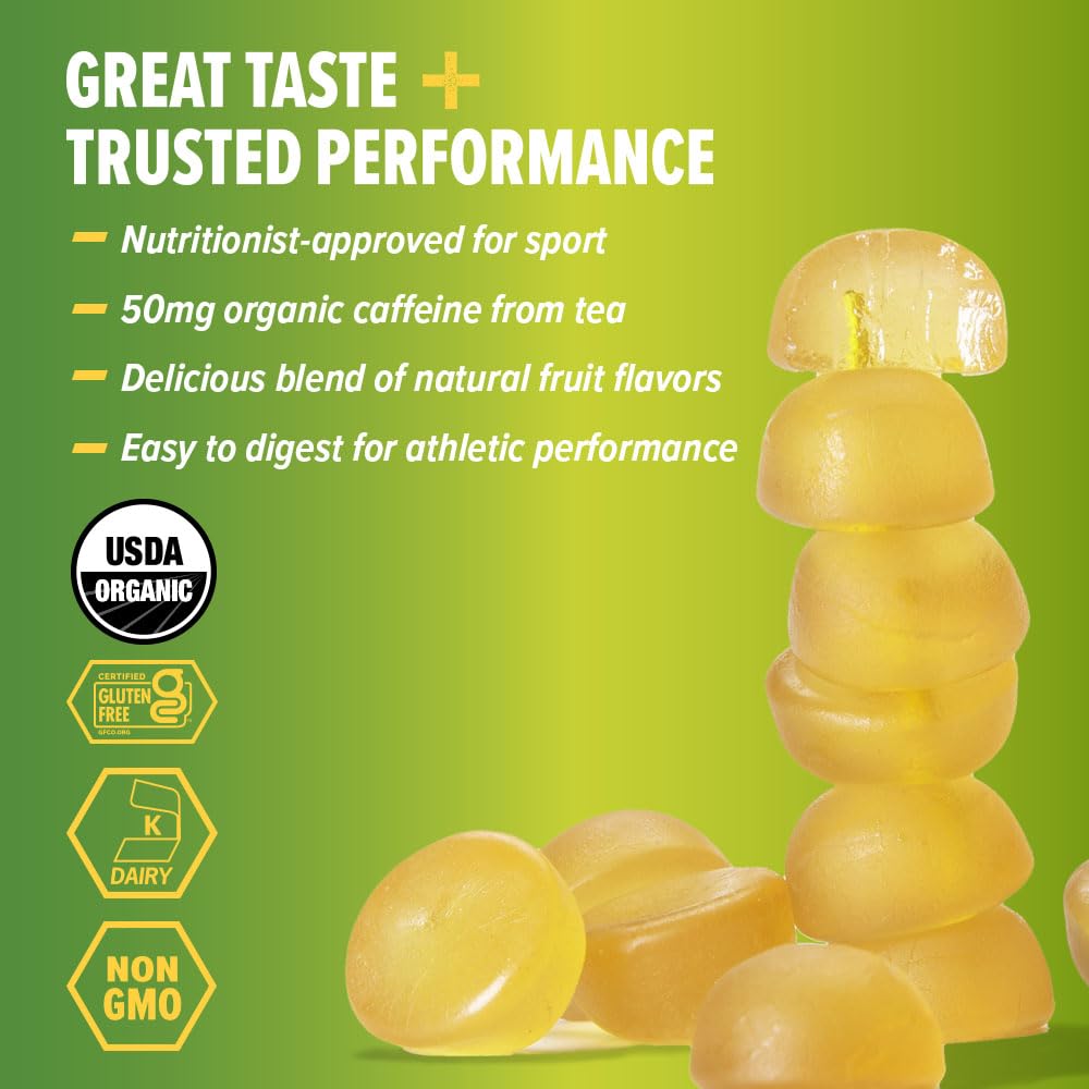 Honey Stinger Stingerita Lime Caffeinated Energy Chew, Gluten Free, with Caffeine, for Exercise, Running and Performance, Sports Nutrition for Home & Gym, Pre and Mid Workout, 12 Pack 4