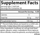 Carlson - Phosphatidyl Serine, 100 mg, Non-GMO, Brain Function, 30 Softgels 5