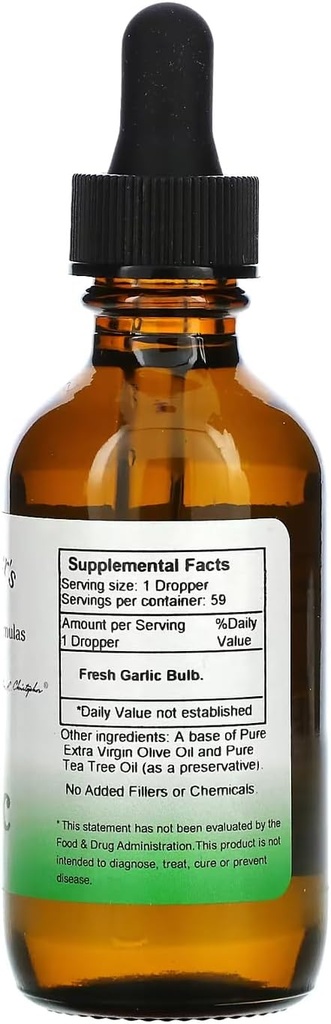 Christopher's Original Formulas Oil of Garlic Extract 2 Ounces - Pack of 2 - Premium Herbal Supplement - Cold-Pressed & Pure Liquid Garlic Oil | Versatile Use 3
