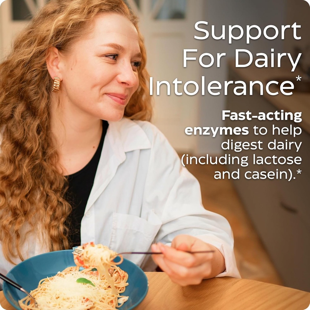 Enzymedica Lacto, Advanced Lactase Pills for Dairy Support, Helps Break Down Lactose, Casein & Fat, Dairy Relief Pills, Vegan, 180 Capsules 4