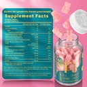 Biotin Gummies -Hair Skin and Nails Vitamins for Men & Women, Vegan Vitamin B7, Supports Hair Growth and Stronger Nails,60 Day Supply-Raspberry-2 Pack 6