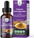 USDA Organic Ashwagandha Liquid Drops - Ashwagandha Root Extract for Stress and Mood Support - Delicious Pure Adaptogen Drops for Adults - Alcohol-Free Herbal Tinctures for Rest - 30 ml Bottle 2