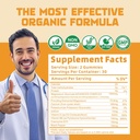 Magnesium Glycinate Gummies 1000mg - Sugar Free Magnesium Potassium Supplement with Vitamin D, B6, CoQ10 for Calm Mood & Sleep Support - 120 Orange Gummies. 5