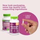 LiverSmart - Liver Cleanse & Repair Formula with European Milk Thistle, Silymarin, Artichoke, Dandelion, Yellow Dock Root, Beet Root - Supplement to Aid, Renew and Support Liver Health (6) 6