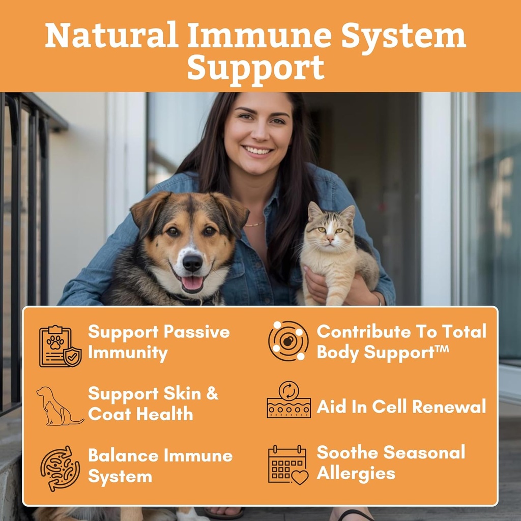 Wholistic Pet Organics Bovine Colostrum Powder - 1 Oz - Seasonal Dog Allergy Relief - Itch Relief for Dogs - Natural Anti Itch Supplement for Dogs - Made in USA - Alternative to Dog Allergy Chews 5