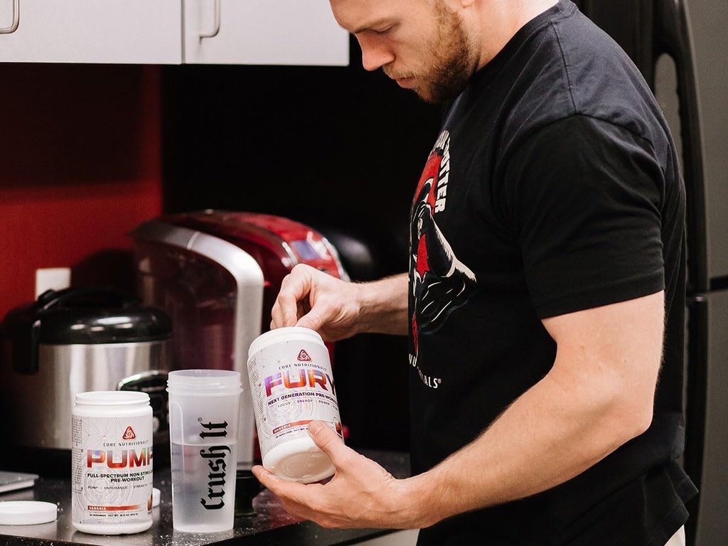Core Nutritionals Pump Full-Spectrum Non-Stimulant Pre-Workout, with N03T Nitrate, Peak02, Alpha GPC, for Maximum Pump, Strength, and Performance 20 Servings (Austrialian Gummy Snakes) 4