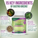 Dr. Liz Cruz Gastro Greens - Greens Supplement, Dietary Supplements with Herbs, Supplements for Women, Men, and Children, Non-GMO, Whole Food Based, 90 Veggie Capsules 5
