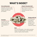 Mountain Peak Nutritionals Aller G Plus - Respiratory, Sinus, & Seasonal Allergy Support - w/Bromelain & Stinging Nettle - Promotes Healthy Immune Function (90 Vegetarian Capsules) 5